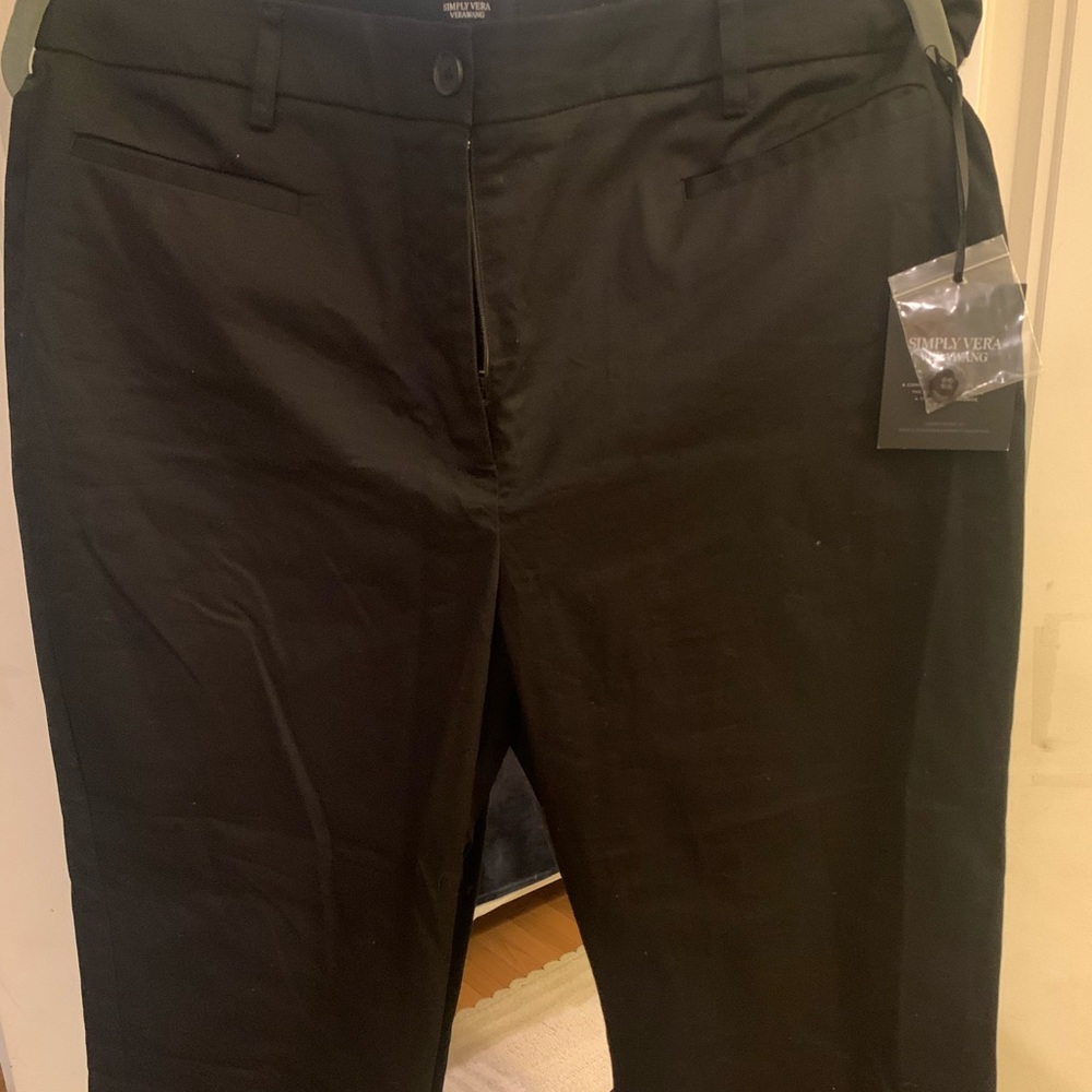 NWT Simply Vera Twilled Pant sz 14